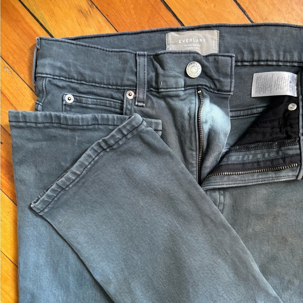 Everlane The Way-High Slim Jean | Organic Cotton | Women’s 27 Short | Grey